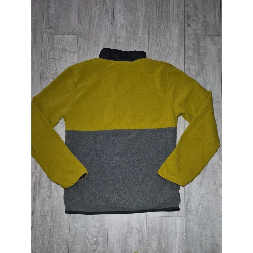 The North Face Half-Zip Fleece Pullover Teen/Adult Green & Charcoal